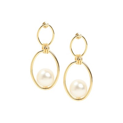 SOHI Women's California Gold The Hanging Drop Earrings