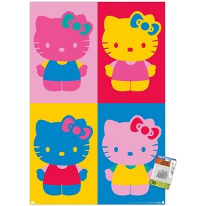 Trends International Hello Kitty: 19 Collage - Quad Unframed Wall Poster Prints - 1 of 4