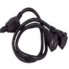 SANOXY 6ft Power Cord Splitter Cable 16 AWG (2 NEMA 5-15R to 1 NEMA 5-15P) - 2 of 3