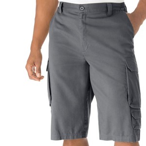 KingSize Men's Big & Tall 14" Side Elastic Cargo Shorts - 1 of 4