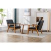 NicBex Accent Chair Set of 2 with Side Table Mid Century Modern Lounge Chair Comfy Chair Arm Chair for Living Room - 2 of 4