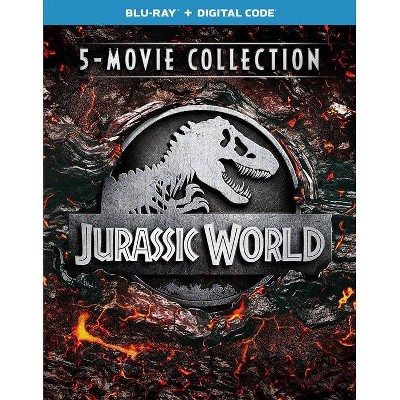 Jurassic World Fallen Kingdom 5 Movie Collection (Blu-ray + Digital)
