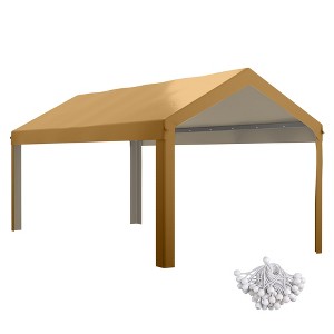 10 x 20ft Carport Roof, UV Resistant Canopy Replacement, Fits 84C-378V00 and 84C-206 Series - 1 of 4