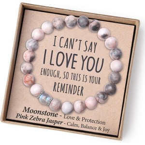 Natural Crystal Bracelets-Love/Encouragement-Handmade Cute Gifts - 1 of 4