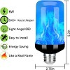 Itopfox LED Flame Light Bulb with 4 Modes, Upside Down Effect, E26 Base Flickering Light for Halloween, Christmas, Home Decor (Blue) - 3 of 4
