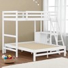 Twin Over Full Bunk Bed with Built-in Desk, Storage Drawers, Convertible Design, Solid Wood Frame - 4 of 4