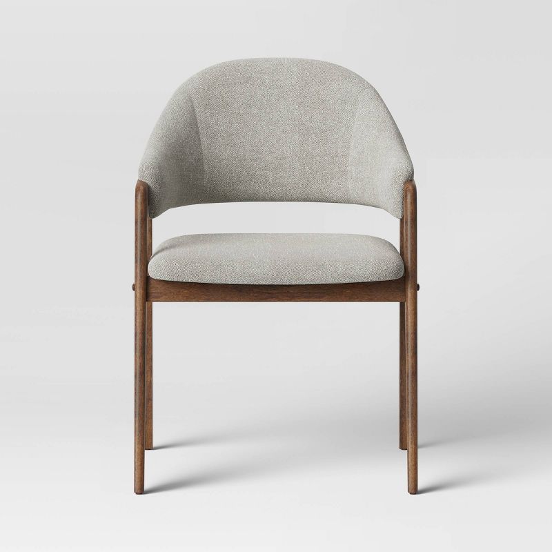 Ingleside Open Back Upholstered Wood Frame Dining Chair - Threshold™, 3 of 6
