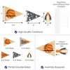 Big Dot of Happiness Nothin' But Net - Basketball - Triangle Baby Shower or Birthday Party Photo Props - Pennant Flag Centerpieces - Set of 20 - 3 of 4