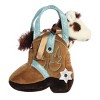 Aurora Small Giddyup Boot Fancy Pals Fashionable Stuffed Animal White 7.5" - 3 of 4
