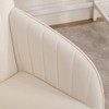 LOVMOR Adjustable Office Chair w/golden base,Modern Swivel Chair w/Wheels for Bedroom Office - 4 of 4