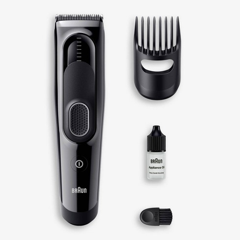 Braun series 5 Hc5310 Rechargeable 9-setting Hair clipper + 2 Attachment  Combs : Target