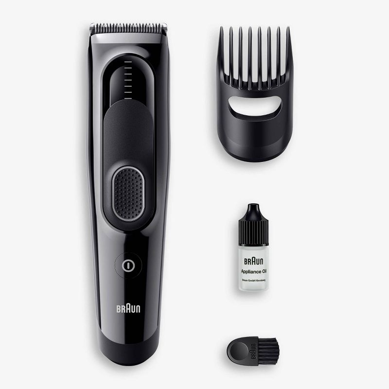 Braun&#160;Series 5 HC5310 Rechargeable 9-Setting Hair&#160;Clipper + 2 Attachment Combs, 1 of 11