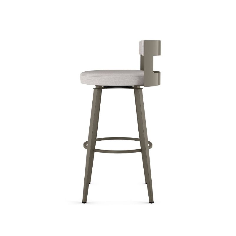 Amisco Paramont Upholstered Counter Height Barstool Gray, 3 of 8