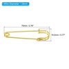 Unique Bargains Large Metal Sturdy Sewing Safety Pins for Blankets 20 Pcs - 2 of 4