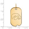 Black Bow Jewelry 10k Yellow Gold Iowa Hawkeyes NCAA Pendant - 2 of 3
