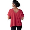 Of An Origin Oversized Organic Cotton Multi-way Maternity to  Nursing V-Neck Tee, Original Colors - 4 of 4