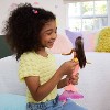 Barbie Flower Magic Mermaid Toy Doll with Surprise Blooming Flowers Feature, Long Blonde Hair with Pink Highlights - 2 of 4