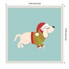 Amanti Art Cute Christmas Beagle by Carrie Cantwell Canvas Art Framed - 3 of 4