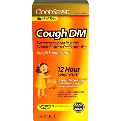 Good Sense Adult/Children Cough DM 30mg Liquid Orange  3 Oz