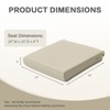 Aoodor Outdoor Chair Cushion, Fade-resistant Polyester, Removable Cover with Hidden Zipper,  Set of 2 - 3 of 4