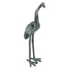 Design Toscano Medium Bronze Crane: Curved Neck - 3 of 4