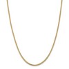 Black Bow Jewelry 2mm, 14k Yellow Gold, Solid Franco Chain Necklace - 3 of 4