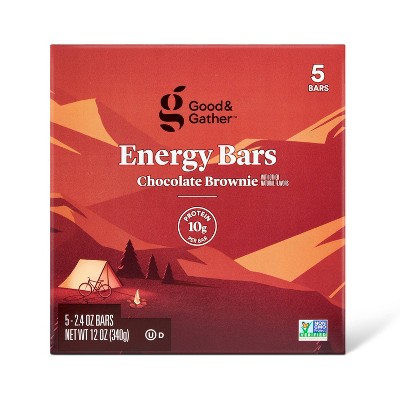 Energy Bar Chocolate Brownie - 5ct - Good & Gather™