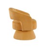 NixBex Modern Swivel Accent Chair Soft Corduroy Plush Seating Living Room Chair Comfy Chair Armchair for Bedroom, Reading Room - 4 of 4