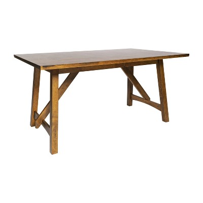 Taylor & Logan Cahill Solid Wood Farmhouse Dining Table