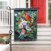 Winter Bird Friends Lustre Double Sided Indoor Outdoor Decor 18" x 12.5" - 2 of 2
