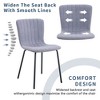 5 Piece Dining Table Set for 4, Modern Dining Set with 4 Upholstered Dining Chairs, Table and Chair Set - ModernLuxe - 4 of 4