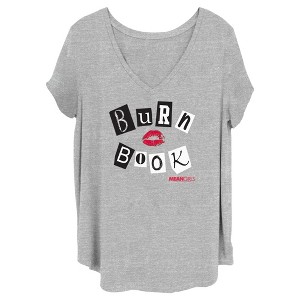 Junior's Mean Girls Burn Book T-Shirt - 1 of 4