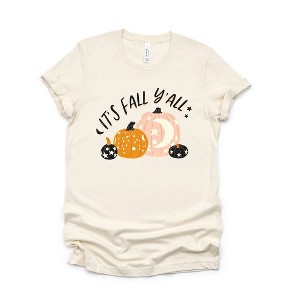 Simply Sage Market Women's Boho It's Fall Y'all Pumpkins Short Sleeve Graphic Tee - 1 of 4