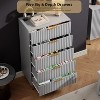 Fluted 5-Drawer Tall Dresser, Modern Wooden Storage Chest with Deep Drawers & Wide Top, Bedroom Organizer for Living Room, Hallway, Kids' Room - 4 of 4