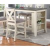 Vynxaria Modern Faux Leather White Tufted Set of 2 Chairs Dining Seat Chair - 4 of 4