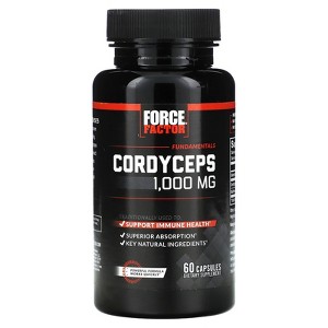 Force Factor Fundamentals, Cordyceps, 1,000 mg, 60 Capsules (500 mg per Capsule) - 1 of 3