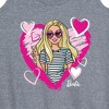 Women's - Barbie - Sketchy Hearts Barbie Graphic Racerback Tank - 2 of 4