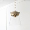 Capital Lighting Finn 1 - Light Pendant in  White Wash/Matte Brass - 3 of 4