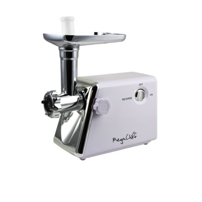 MegaChef Ultra Powerful Automatic Meat Grinder - White
