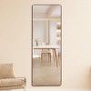 FURNIinspire Full Length Mirrors Floor Standing Wall Mirror, Bedroom Foyer, Clothing Store, Wall Mounted Mirror, Square Red, 23.2"*0.57"*65" - 4 of 4
