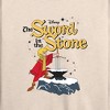 Women's - Disney - The Sword And The Stone Lightweight French Terry Wide Neck Long Sleeve Shirt - 2 of 4