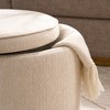 PAGED Ottoman Multi-Functional Ottoman Set, Combination of Ottoman and Table, with Drum Stool for Family Room, Bedroom - 4 of 4