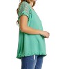 Women's Crochet Detailed Top - umgee - 2 of 4