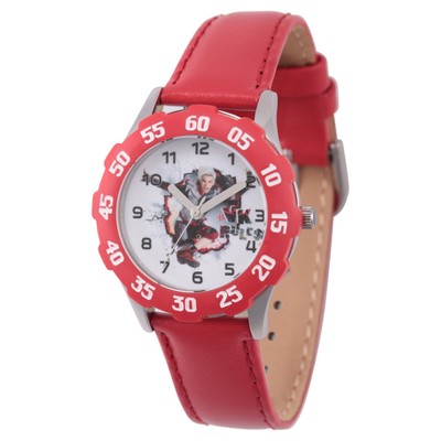 Boys' Disney Descendants 2 Carlos De Vil Tween Stainless Steel Watch - Red