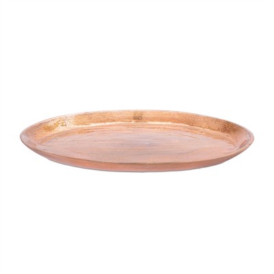 Metallic Aluminum Tray 16.25"D