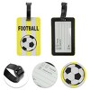 Unique Bargains Football Pattern Luggage Tag 1 Pc - 3 of 4