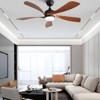 GDFStudio Rivera 52" Modern 5 Blades Ceiling Fan with 3 Color Dimmable Led Light - 2 of 4
