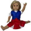 Doll Clothes Superstore Cheerleader Fits 18 Inch Girl Dolls Like American Girl Our Generation My Life Dolls - 2 of 4
