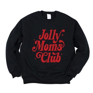 Jolly Mom's Club Distressed - Women's Graphic Sweatshirt - 1 of 4