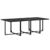 vidaXL Patio Dining Set Garden Table and Chairs Outdoor Furniture Textilene - 3 of 4
